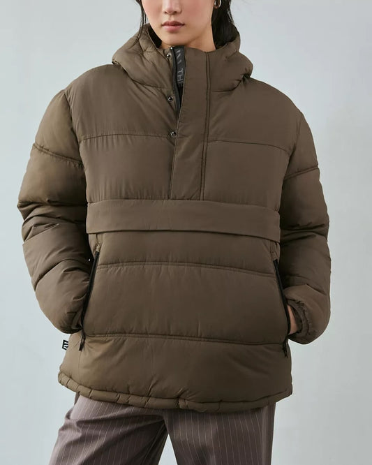 The Very Warm Solid Anorak Puffer Coat