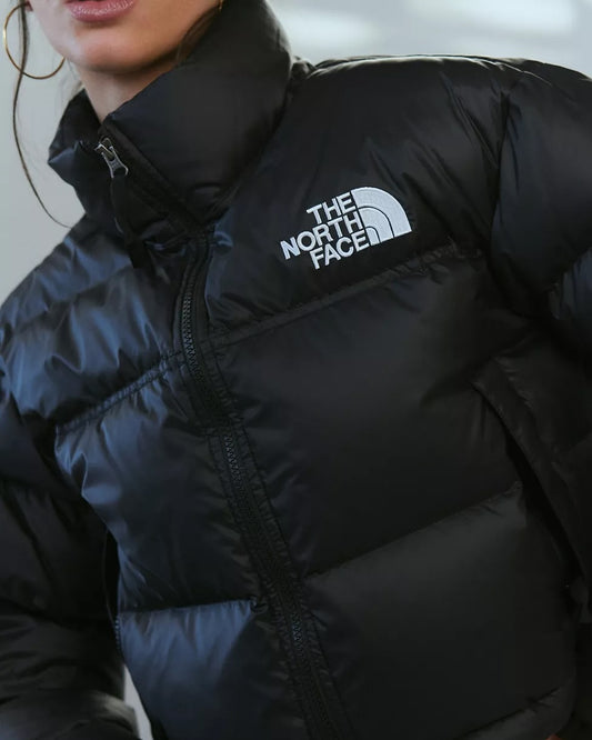 The North Face Nuptse Cropped Puffer Jacket