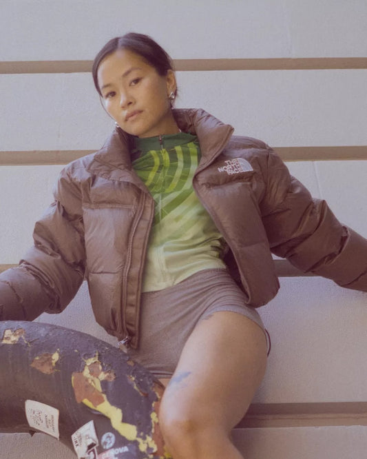 The North Face Nuptse Cropped Puffer Jacket