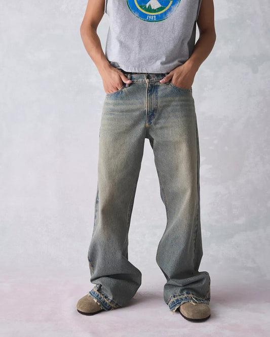 BDG Slacker Relaxed Flare Jean  Color: Vintage Denim Medium