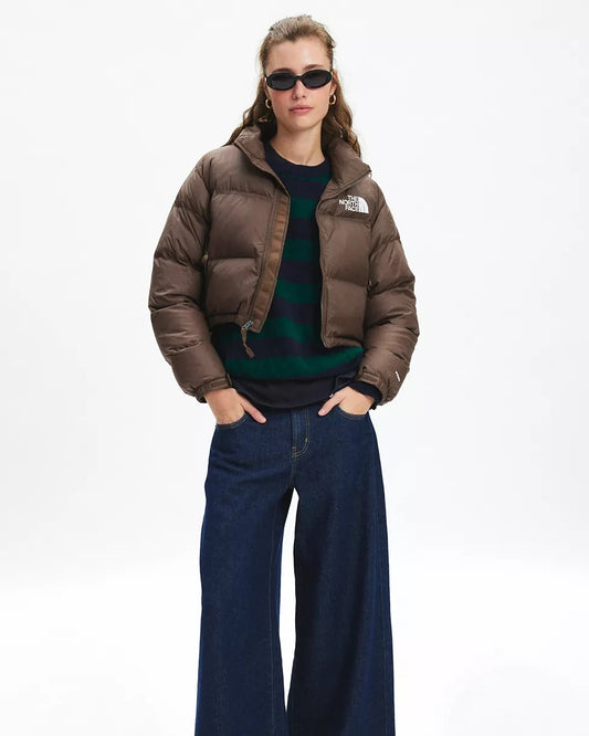 The North Face Nuptse Cropped Puffer Jacket