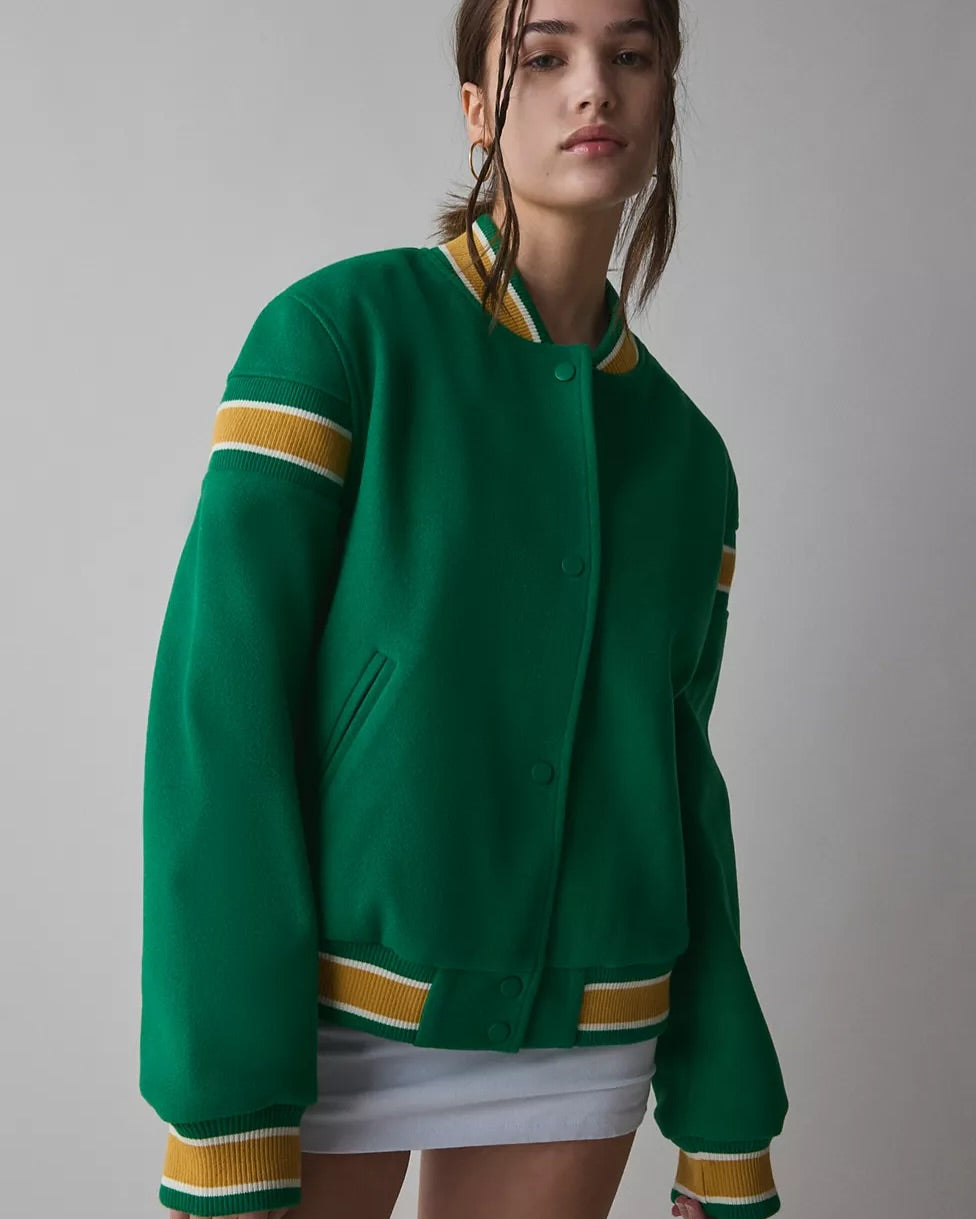 BDG Justin Varsity Bomber Jacket