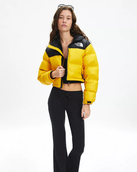 The North Face Nuptse Cropped Puffer Jacket