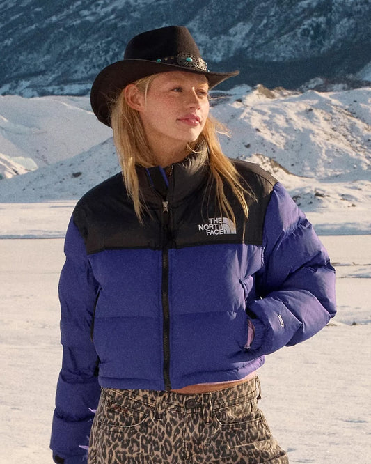 The North Face Nuptse Cropped Puffer Jacket