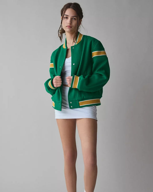 BDG Justin Varsity Bomber Jacket