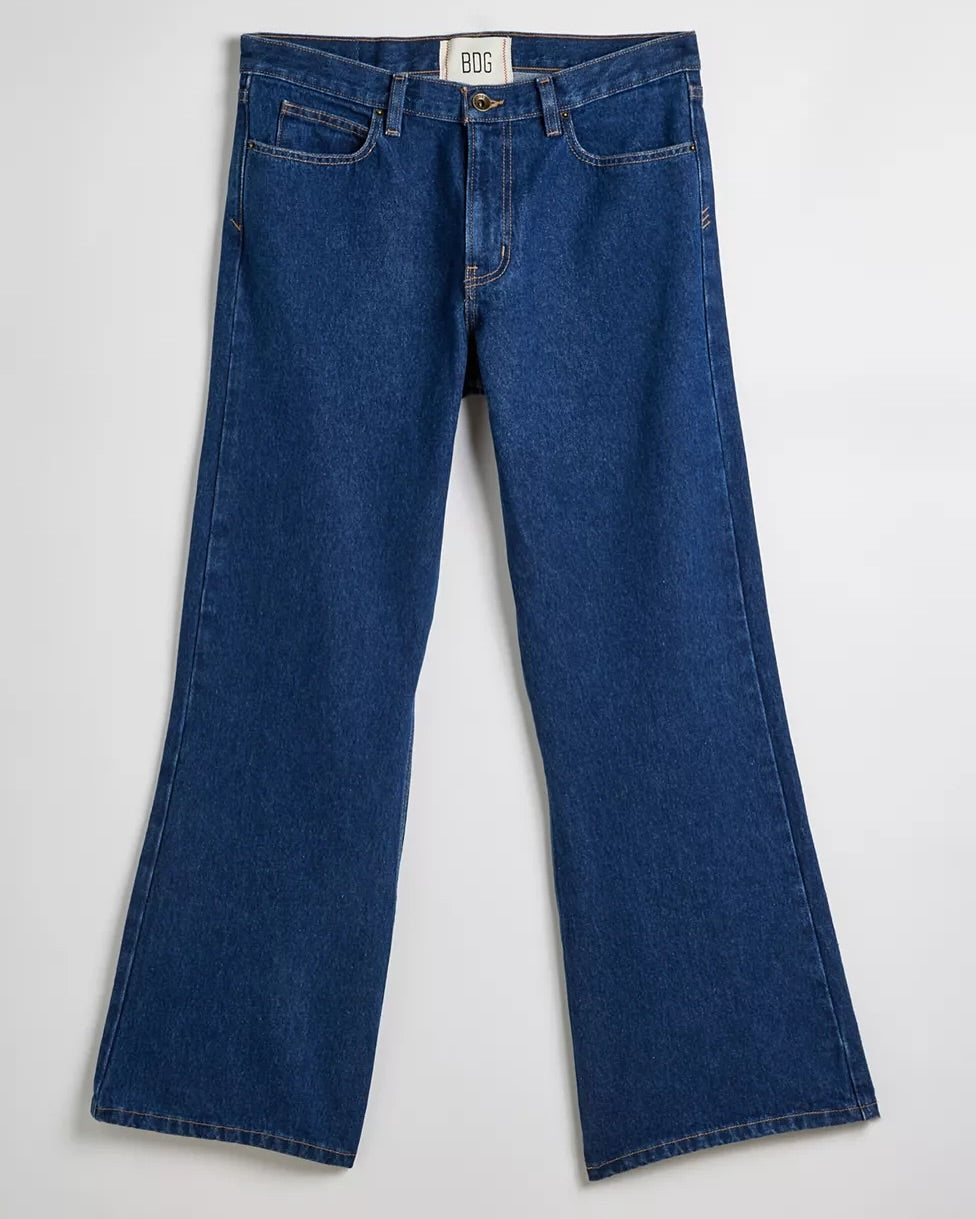 BDG Slacker Relaxed Flare Jean  Colour : Tinted Denim